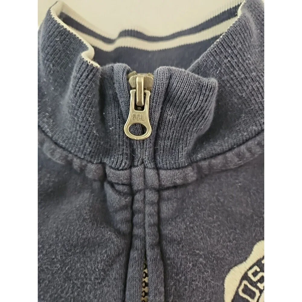 Oshkosh B'Gosh Circa 2012 Fleece Jacket Boys Sz 8 Embroidered Front Sleeve...